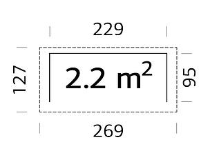 Хозблок 2.2 м², фото 2