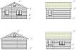 Летний дом "ИНЕССА" 6х6м  (40.36 + 4,58 m²).  Любые виды кровли, фото 4