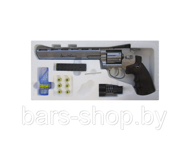 Пистолет ASG Dan Wesson 8 Silver CO2, кал. 6 мм - фото 6 - id-p61869798