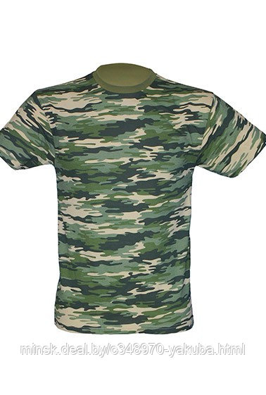 Майка камуфляж (фуфайка, футболка) мужская, размер S-XXL REGULAR T-SHIRT MAN CAMO