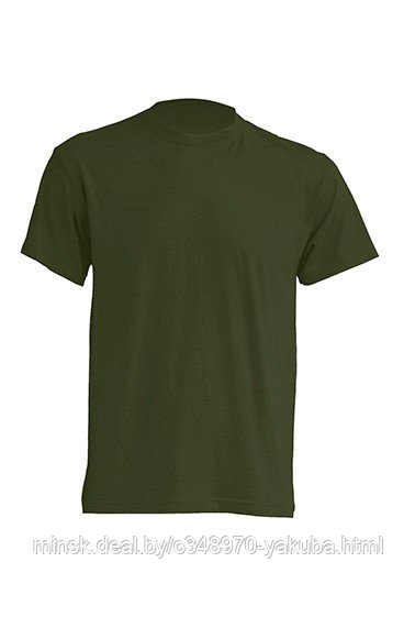 Майка лесной зеленый (фуфайка, футболка) мужская, размер S-XXL REGULAR T-SHIRT MAN FOREST GREEN - фото 1 - id-p61893743