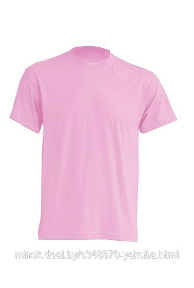 Майка розовая (фуфайка, футболка) мужская, размер S-XXL REGULAR T-SHIRT MAN PINK