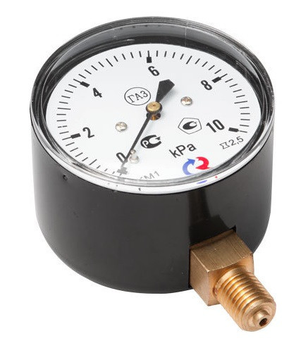 Напоромер с мембранной коробкой КМ-11 0…6 кПа М12×1,5 радиальный штуцер ...