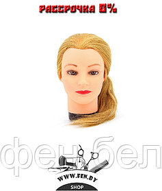 Голова манекен протениновый волос  блондинка  55-60см