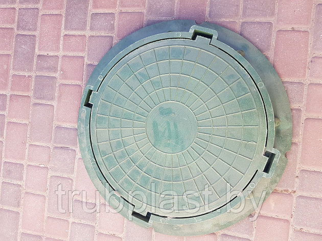 Люк  САДОВЫЙ полимерпесчаный круглый, нагрузка 1,5 тонн, фото 2