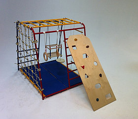 Детский игровой комплекс Вертикаль Веселый малыш в комплекте со скалодромом