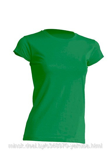 Майка зеленая (фуфайка) женская (S-XL) REGULAR T-SHIRT LADY KELLY GREEN