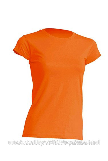 Майка оранжевая (фуфайка) женская (S-XL) REGULAR T-SHIRT LADY ORANGE