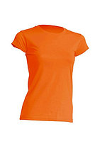 Майка оранжевая (фуфайка) женская (S-XL) REGULAR T-SHIRT LADY ORANGE опт и розница