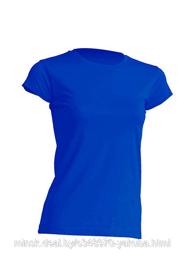 Майка синяя (фуфайка) женская (S-XL) REGULAR T-SHIRT LADY ROYAL BLUE