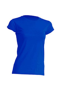 Майка синяя (фуфайка) женская (S-XL) REGULAR T-SHIRT LADY ROYAL BLUE