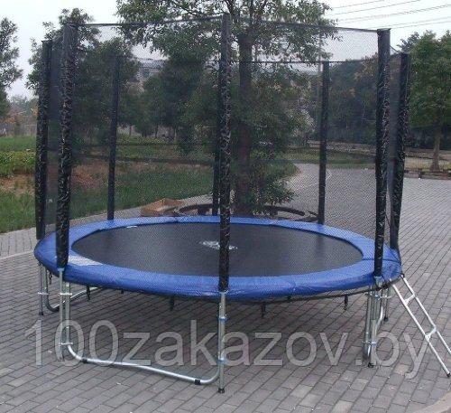 Батуты 3,72м (сетка+лестница)Trampoline Fitness Extreme 12FT- 4 legs - фото 1 - id-p4428685