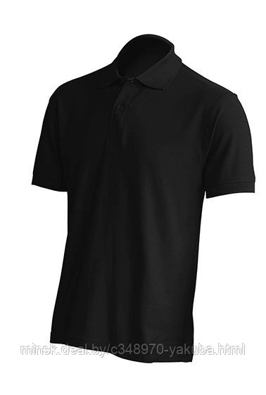 Джемпер (рубашка) поло мужской черный (S-XL) POLO REGULAR MAN BLACK