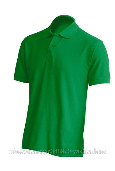 Джемпер (рубашка) поло мужской зеленый (S-XL) POLO REGULAR MAN KELLY GREEN - фото 1 - id-p61902502