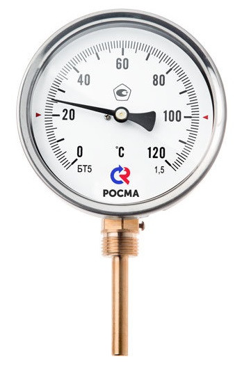 Термометр радиальный биметаллический БТ-32.211