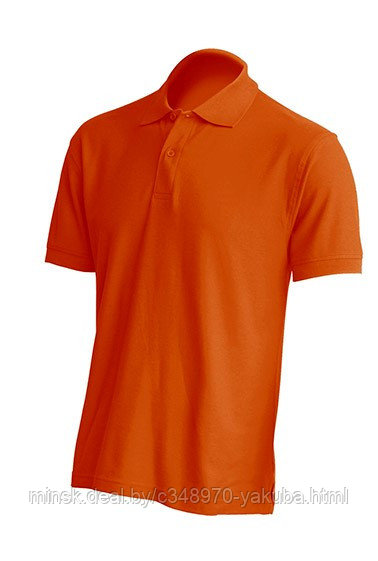 Джемпер (рубашка) поло мужской оранжевый (S-XL) POLO REGULAR MAN ORANGE - фото 1 - id-p61902530