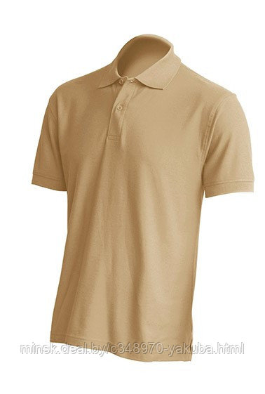 Джемпер (рубашка) поло мужской песочный (S-XL) POLO REGULAR MAN SAND - фото 1 - id-p61902557