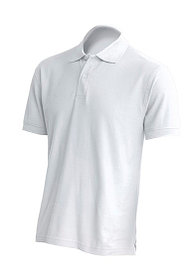 Джемпер (рубашка) поло мужской белый (S-XL) POLO REGULAR MAN WHITE