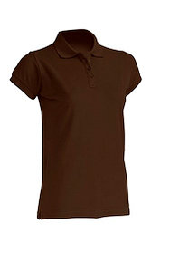 Джемпер (рубашка) поло женский шоколад POPL REGULAR LADY CHOCOLATE