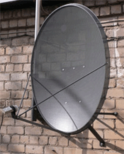 Антенна 0.9 м спутникового телевидения сетчатая