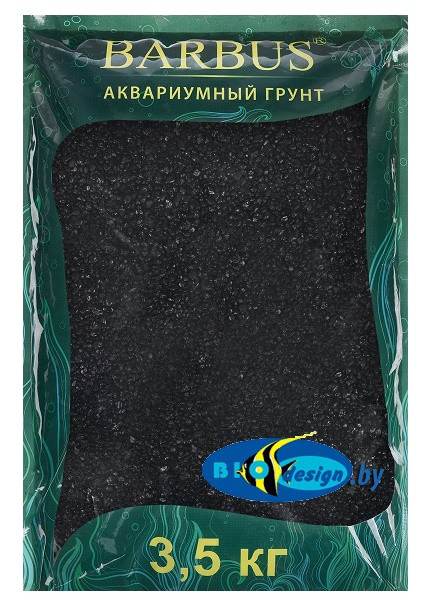 Грунт для аквариума Barbus "Премиум", черный, 2-4 мм. - фото 1 - id-p4817024