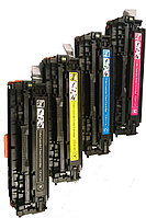 Тонер картридж HP Color LJ PRO M452, 477fdn (SPI) черный с чипом
