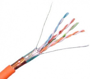 Кабель компьютерный медный в экране FTP 5e медный м