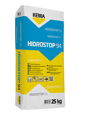 HIDROSTOP 94 Гидроизоляционный сульфатостойкий состав ГС Ж1 СТБ 1543-2005 повышенной эластичности W12.