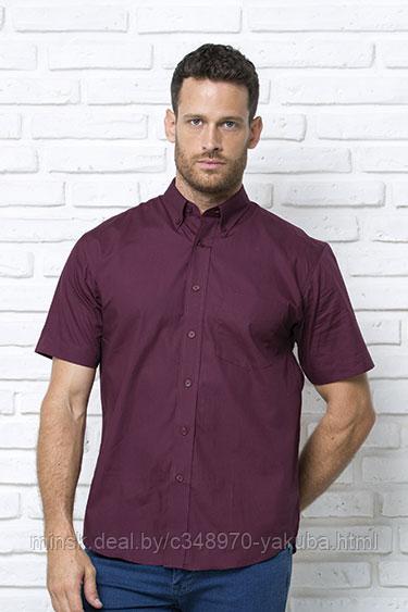 Рубашки мужские JHK с коротким рукавом, SHIRT MAN OXFORD