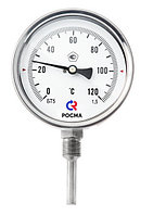 Коррозионностойкий термометр с радиальным присоединением БТ-52.220 0 60 L=100