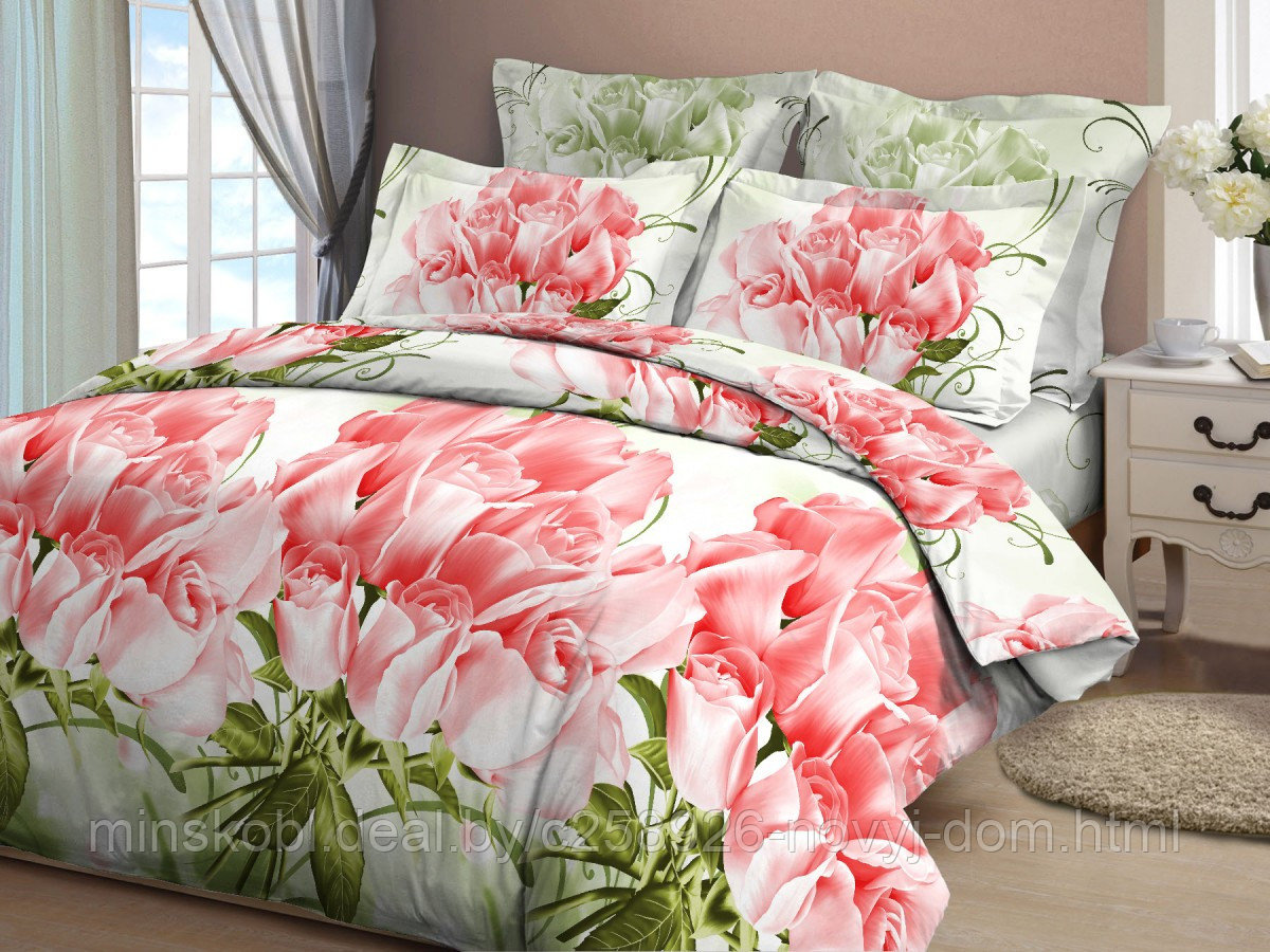Комплект постельного белья  2-х спальный " Коллекционные розы"