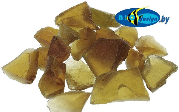 Марблс Barbus "Glass 026" кристаллы, цвет: жёлтый , 25-35 мм, 200 г.