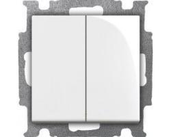 Basic 55-выключатель двухклавишный (белый)	ААВВ1012-0-2141	шт
