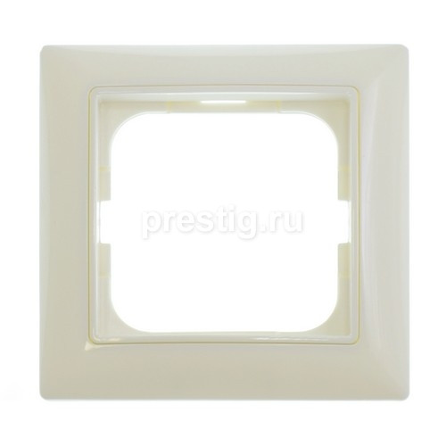Basic-55-рамка 1 пост слоновая кость АВВ1725-0-1484