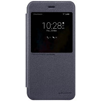 Полиуретановый чехол книга Nillkin Sparkle Leather Case Black для Huawei Honor 8 Pro\ Honor V9