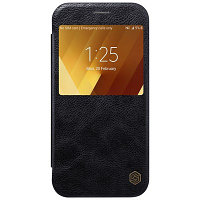 Кожаный чехол Nillkin Qin Leather Case Black для Samsung A320F Galaxy A3 (2017)