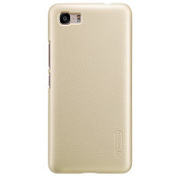 Пластиковый чехол с пленкой Nillkin Super Frosted Shield Gold для Asus ZenFone 3S Max ZC521TL