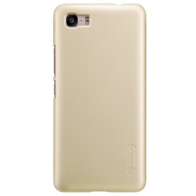 Пластиковый чехол с пленкой Nillkin Super Frosted Shield Gold для Asus ZenFone 3S Max ZC521TL - фото 1 - id-p61999792