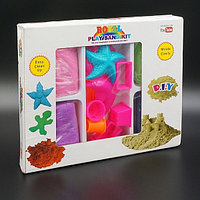 Игровой набор "Волшебный песок" разноцветный с пасочками 015-3