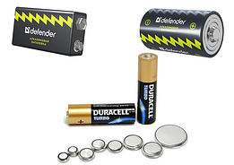 В продаже появлись батарейки от мировых производителей  Duracell, Canyon, Panasonic, Camelion и GP