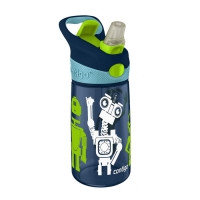 Бутылка для воды Contigo Striker Navy Blue Robots.