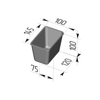 Форма хлебная  литая №11