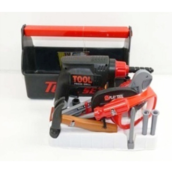 Детский набор строительных инструментов с дрелью T115A - фото 2 - id-p62004112