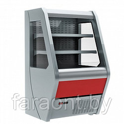 Полувертикальные холодильные витрины Carboma F13-07 VM 1,0-2 0020 стеклопакет 1260/700 ВХСп-1,0