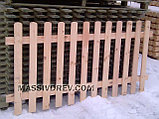 Забор строганный штакетный 80x200, фото 2