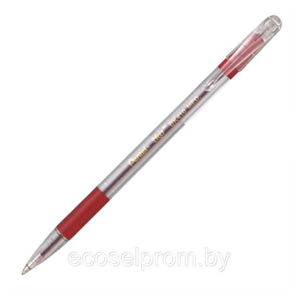 Ручка шариковая Pentel "BK410"/красный