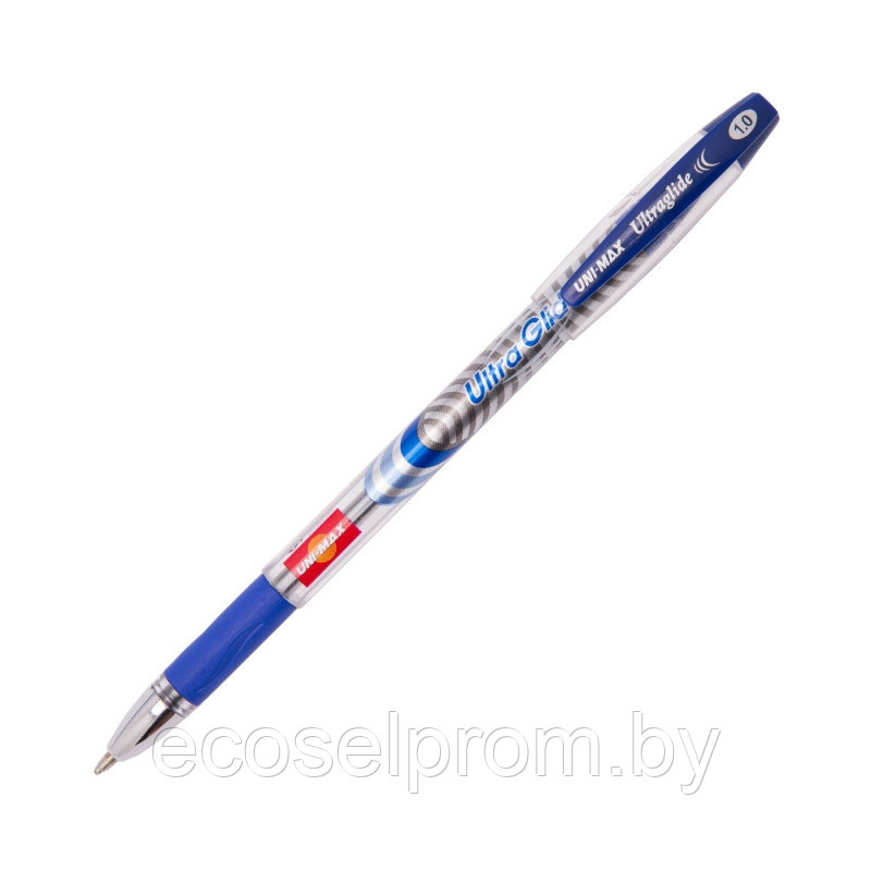 Ручка шариковая UNI-MAX "Ultraglide"/синий