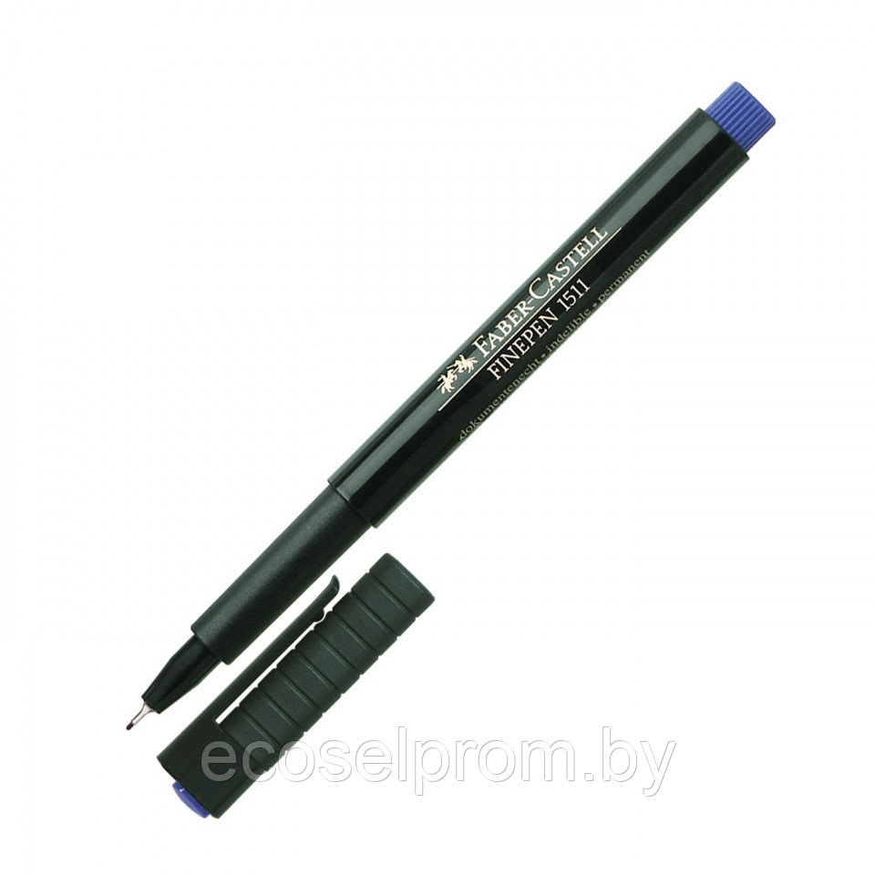 Ручка капиллярная Faber-Castell "Finepen 1511"/синий - фото 1 - id-p62015124