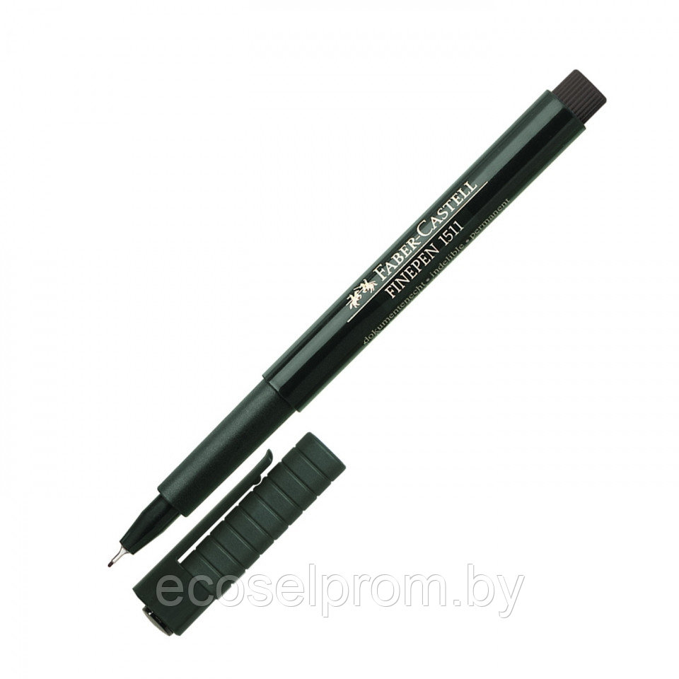 Ручка капиллярная Faber-Castell "Finepen 1511"/черный