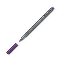 Ручка капиллярная Faber-Castell "Grip"/фиолетовый